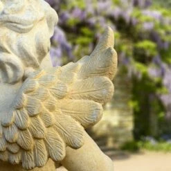 Deko Engel Skulptur Auf Kugel - Maximilian -Outlet GARTENTRAUM Store deko engel skulptur auf kugel maximilian5