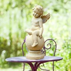 Deko Gartenengel Aus Stein - Flavus