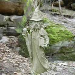 Deko Steinfigur Zauberer Merlin - Fiona Jane Scott