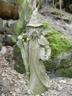 Deko Steinfigur Zauberer Merlin - Fiona Jane Scott 7 Deko Steinfigur Zauberer Merlin - Fiona Jane Scott -Outlet GARTENTRAUM Store deko steinfigur zauberer merlin fiona jane scott2