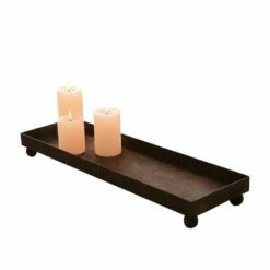 Deko Tablett Aus Rost Metall Für Den Außenbereich - Ipsum