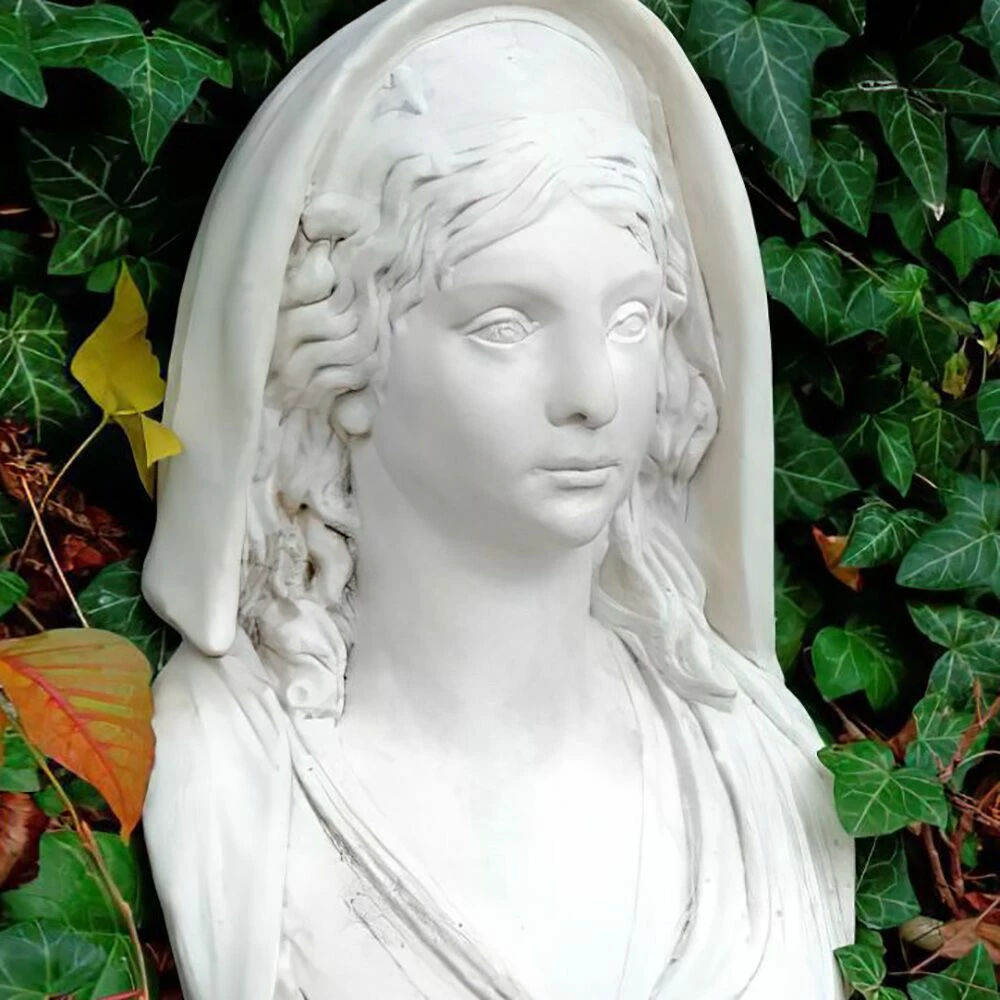 Dekorative Frauen Büste Aus Steinguss Für Den Garten - Nicole 4 Dekorative Frauen Büste Aus Steinguss Für Den Garten - Nicole – Bild 2