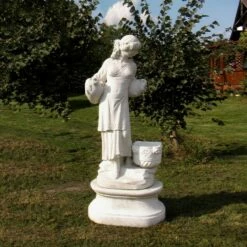 Dekorative Frauen Statue Mit Korb Und Krügen - Bepflanzbar - Ariana -Outlet GARTENTRAUM Store dekorative frauen statue mit korb und kruegen bepflanzbar ariana3