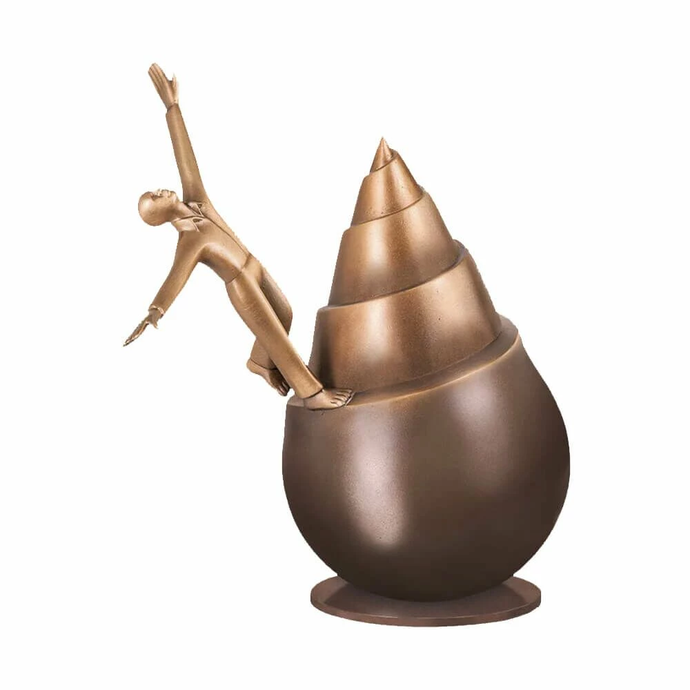 Der Weg Nach Oben - Mann Bronzeskulptur Limitiert - Infinity 3 Der Weg Nach Oben - Mann Bronzeskulptur Limitiert - Infinity