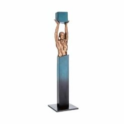 Designer Mann Bronzebüste Im Modernen Design - Yes, I Can 8 Designer Mann Bronzebüste Im Modernen Design - Yes, I Can -Outlet GARTENTRAUM Store designer mann bronzebueste im modernen design yes i can2