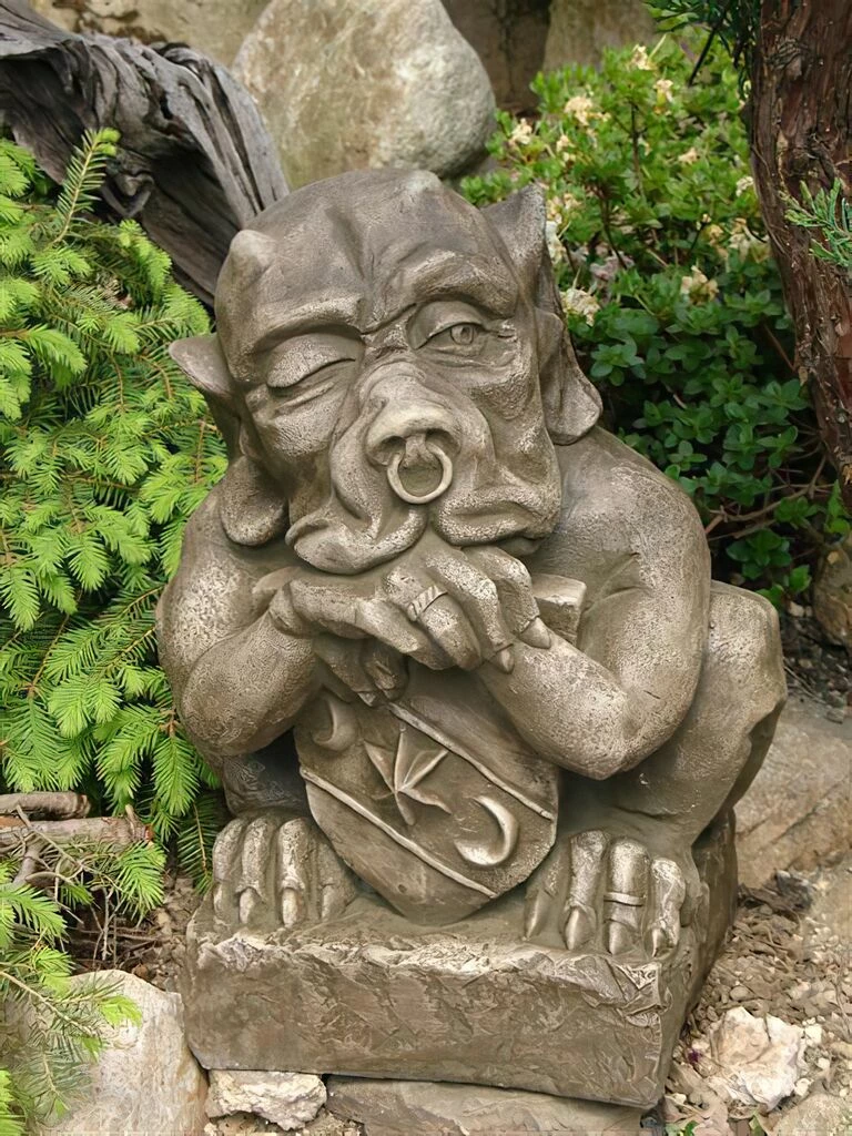 Devonshire Kobold Steinfigur - Duncan 4 Devonshire Kobold Steinfigur - Duncan – Bild 2