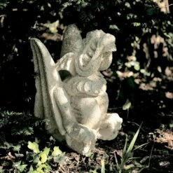 Drachen Speierfigur Aus Stein - Thore