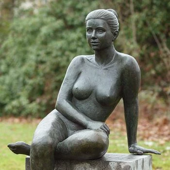Edle Garten Frauenplastik Aus Bronze - Ina 3 Edle Garten Frauenplastik Aus Bronze - Ina