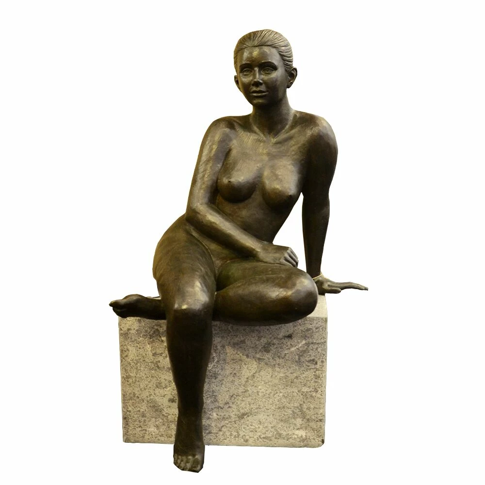 Edle Garten Frauenplastik Aus Bronze - Ina 6 Edle Garten Frauenplastik Aus Bronze - Ina – Bild 4