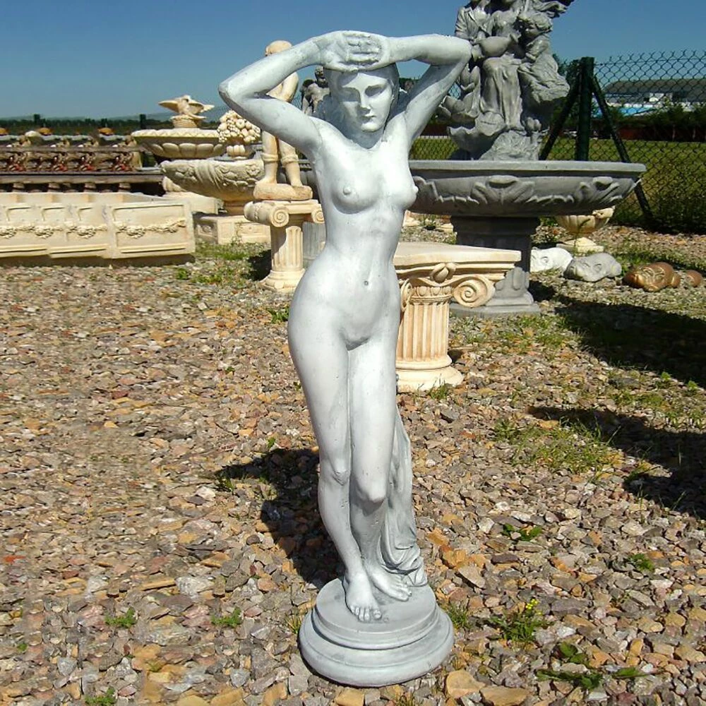 Einzigartige Frauen Aktfigur Für Die Gartendekoration Aus Steinguss - Elisa 4 Einzigartige Frauen Aktfigur Für Die Gartendekoration Aus Steinguss - Elisa – Bild 2