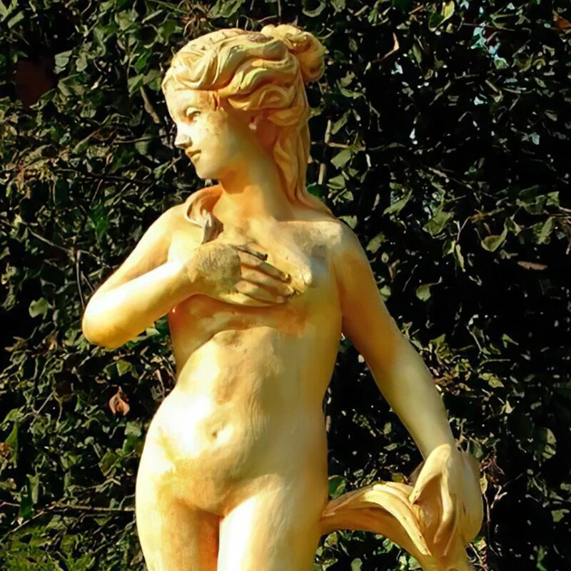 Einzigartige Frauen Aktskulptur Aus Steinguss Mit Fisch - Gloriana 5 Einzigartige Frauen Aktskulptur Aus Steinguss Mit Fisch - Gloriana – Bild 3