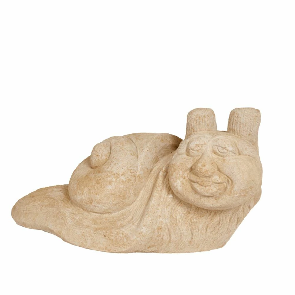 Einzigartige Schnecke Mit Gesicht Gartenfigur Aus Steinguss - Jabba 3 Einzigartige Schnecke Mit Gesicht Gartenfigur Aus Steinguss - Jabba