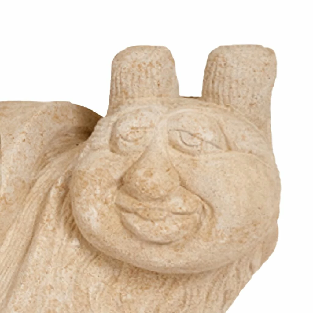 Einzigartige Schnecke Mit Gesicht Gartenfigur Aus Steinguss - Jabba 4 Einzigartige Schnecke Mit Gesicht Gartenfigur Aus Steinguss - Jabba – Bild 2