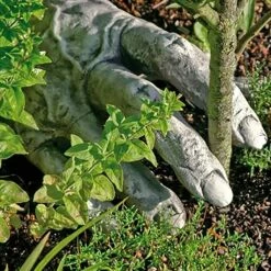 Einzigartige Steinfigur Für Den Garten - Gnom Hand - Roganor