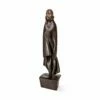 Elegante Bronzefigur Eines Mannes In Dunkelbraun - Mensch Mit Mantel -Outlet GARTENTRAUM Store elegante bronzefigur eines mannes in dunkelbraun mensch mit mantel