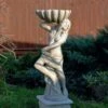 Elegante Frauen Gartenskulptur Aus Steinguss Mit Schale - Bepflanzbar - Fiorella -Outlet GARTENTRAUM Store elegante frauen gartenskulptur aus steinguss mit schale bepflanzbar fiorella