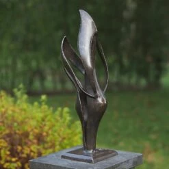 Elegante Paarfigur Aus Bronze - Stilistisch - Structura