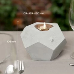 Eleganter Kerzenhalter Aus Architekturbeton Mit Kerze - Rayan 13 Eleganter Kerzenhalter Aus Architekturbeton Mit Kerze - Rayan -Outlet GARTENTRAUM Store eleganter kerzenhalter aus architekturbeton mit kerze rayan4