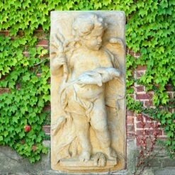 Engel Figur Garten Steinrelief - L'estate