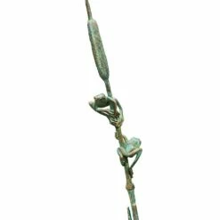 Exklusive Outdoor Froschfiguren Aus Bronze - Frösche Auf Halm
