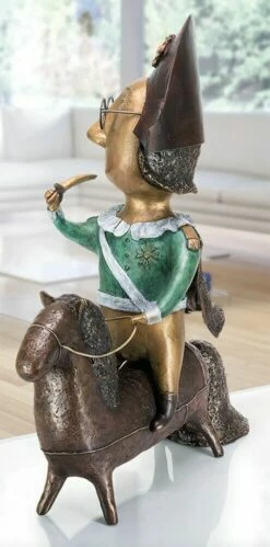 Farbige Bronzeskulptur Limitiert - Napoleon Auf Pferd - Napoleon -Outlet GARTENTRAUM Store farbige bronzeskulptur limitiert napoleon auf pferd napoleon3