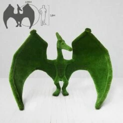 Flugsaurier Gartenfigur Riesig - Topiary - GFK & Kunstrasen - Petrie