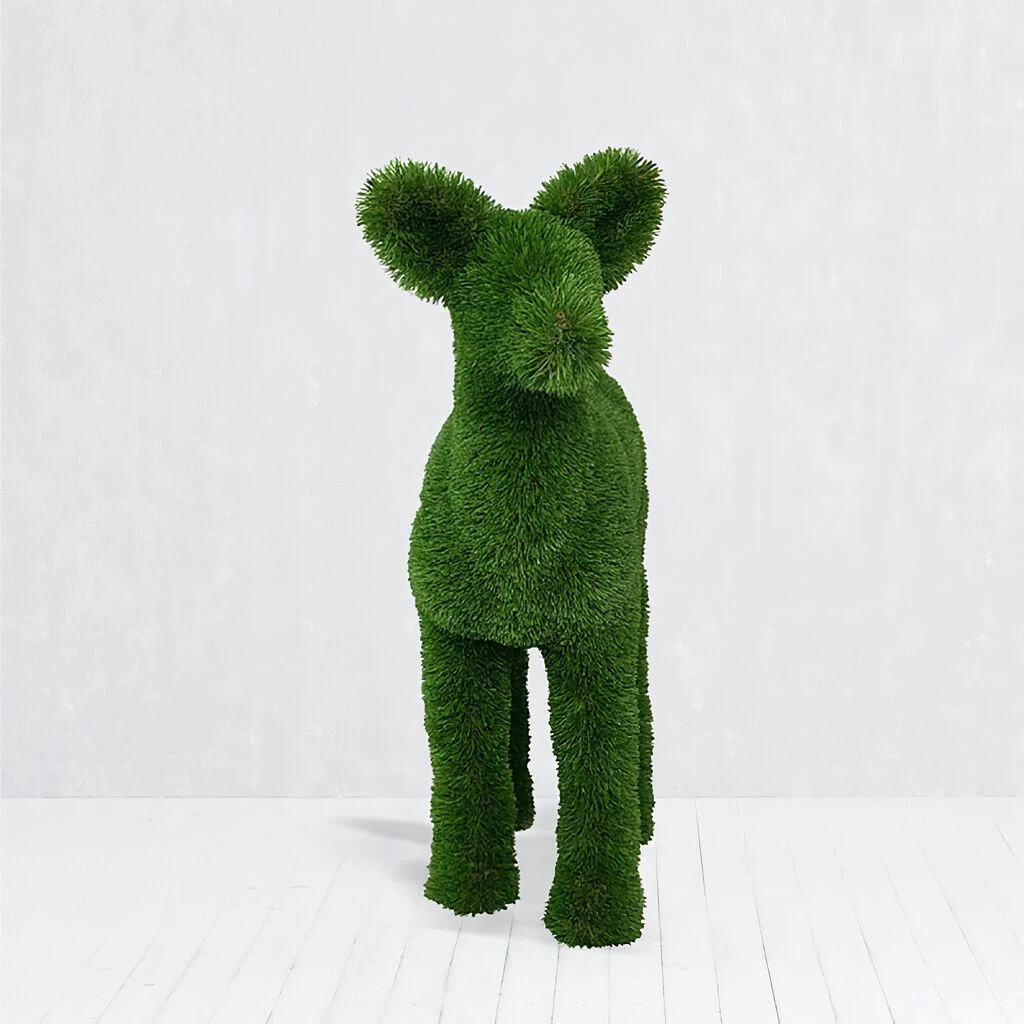 Formschnitt Gartenfigur Rehkitz - Glasfaserkunststoff & Kunstrasen - Ravina 4 Formschnitt Gartenfigur Rehkitz - Glasfaserkunststoff & Kunstrasen - Ravina – Bild 2