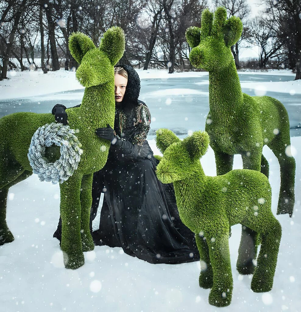 Formschnitt Gartenfigur Rehkitz - Glasfaserkunststoff & Kunstrasen - Ravina 9 Formschnitt Gartenfigur Rehkitz - Glasfaserkunststoff & Kunstrasen - Ravina – Bild 7