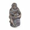 Frau Sitzt Auf Stein - Limitierte Bronzeskulptur - Susanna -Outlet GARTENTRAUM Store frau sitzt auf stein limitierte bronzeskulptur susanna