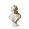 Frauenbüste Mit Perlen-Kopfkette Aus Steinguss Zur Gartendekoration - Orisa -Outlet GARTENTRAUM Store frauenbueste mit perlen kopfkette aus steinguss zur gartendekoration orisa