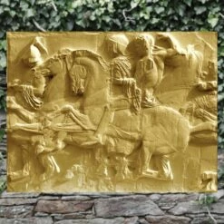 Fries Wandrelief Steinguss Historisch - Caballero