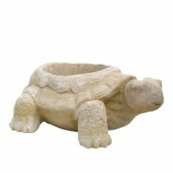 Fröhliche Schildkröte Aus Steinguss Zum Bepflanzen - Laumai