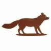 Fuchs Aus Rost Metall - Stehend - Jonah