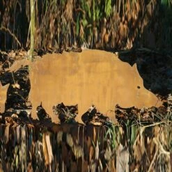 Gartendeko Aus Rost Metall - Wildschwein - Aprum