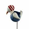Gartenstecker Möwe - Weiß, Blau, Rot - Metall - Janne -Outlet GARTENTRAUM Store gartenstecker moewe weiss blau rot metall janne