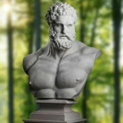 Griechische Stein Büste Des Hercules - Hercules