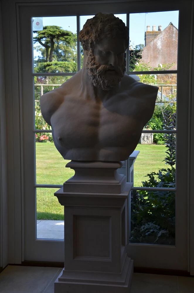 Griechische Stein Büste Des Hercules - Hercules 4 Griechische Stein Büste Des Hercules - Hercules – Bild 2