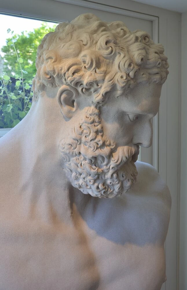 Griechische Stein Büste Des Hercules - Hercules 6 Griechische Stein Büste Des Hercules - Hercules – Bild 4