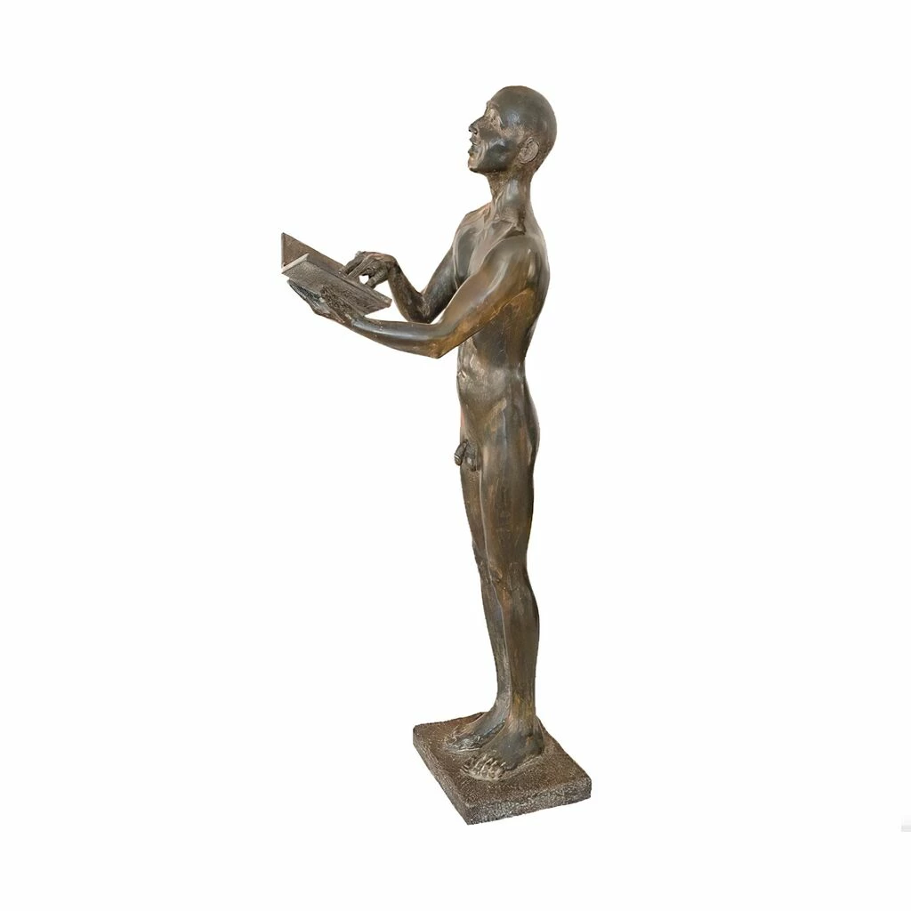 Große Sängerskulptur Limitiert Aus Bronze - Stehend - Der Sänger 3 Große Sängerskulptur Limitiert Aus Bronze - Stehend - Der Sänger