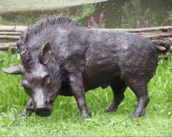 Große Wildschein Skulptur Aus Bronze - Keiler -Outlet GARTENTRAUM Store grosse wildschein skulptur aus bronze keiler2