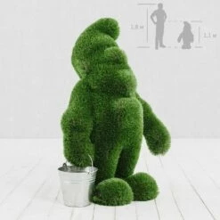 Großer Gartenzwerg Aus GFK & Kunstrasen - Topiary - Emerich