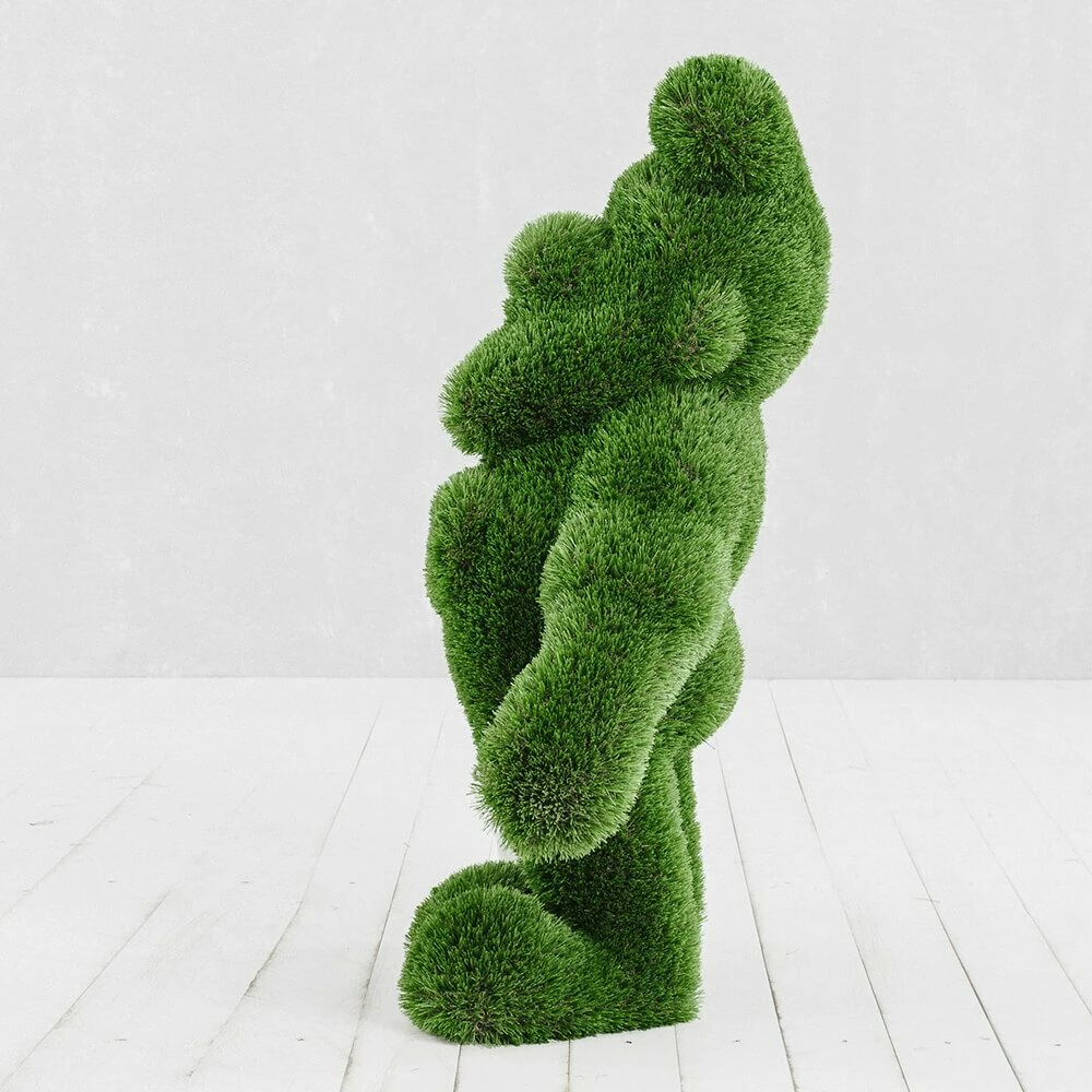 Großer Gartenzwerg Aus GFK & Kunstrasen - Topiary - Emerich 6 Großer Gartenzwerg Aus GFK & Kunstrasen - Topiary - Emerich – Bild 5