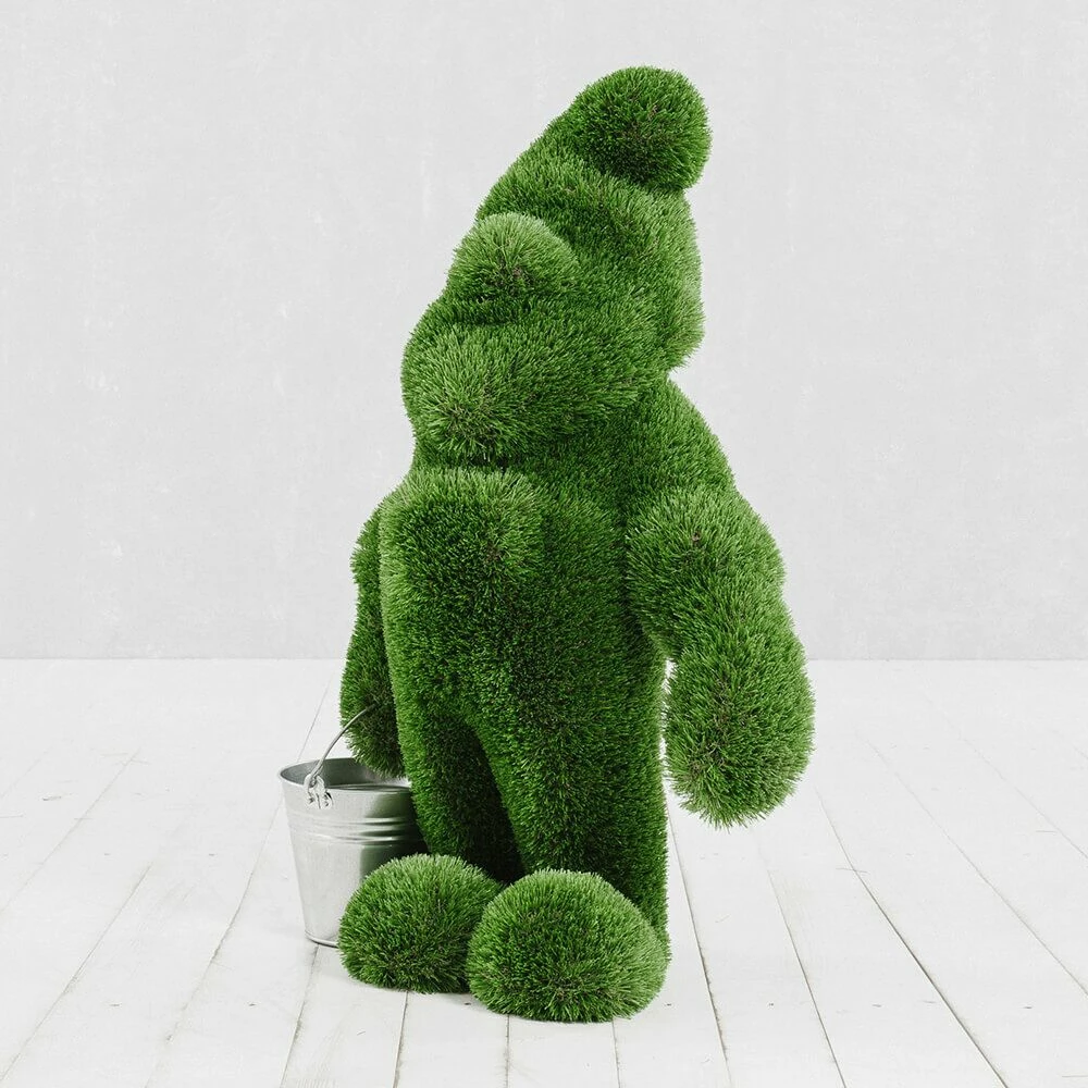 Großer Gartenzwerg Aus GFK & Kunstrasen - Topiary - Emerich 7 Großer Gartenzwerg Aus GFK & Kunstrasen - Topiary - Emerich – Bild 6