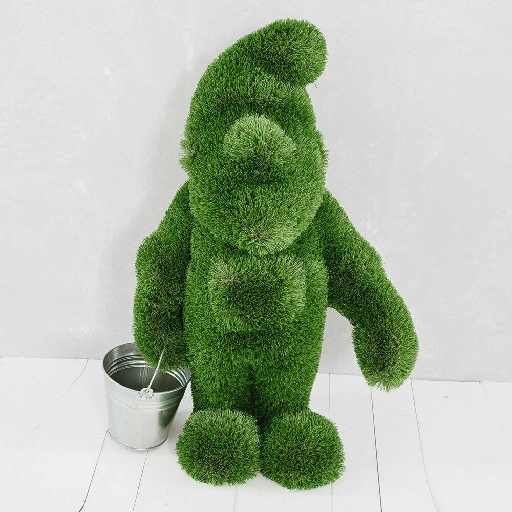 Großer Gartenzwerg Aus GFK & Kunstrasen - Topiary - Emerich 9 Großer Gartenzwerg Aus GFK & Kunstrasen - Topiary - Emerich – Bild 8