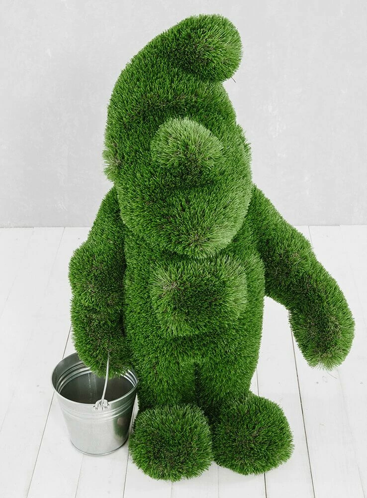 Großer Gartenzwerg Aus GFK & Kunstrasen - Topiary - Emerich 10 Großer Gartenzwerg Aus GFK & Kunstrasen - Topiary - Emerich – Bild 9