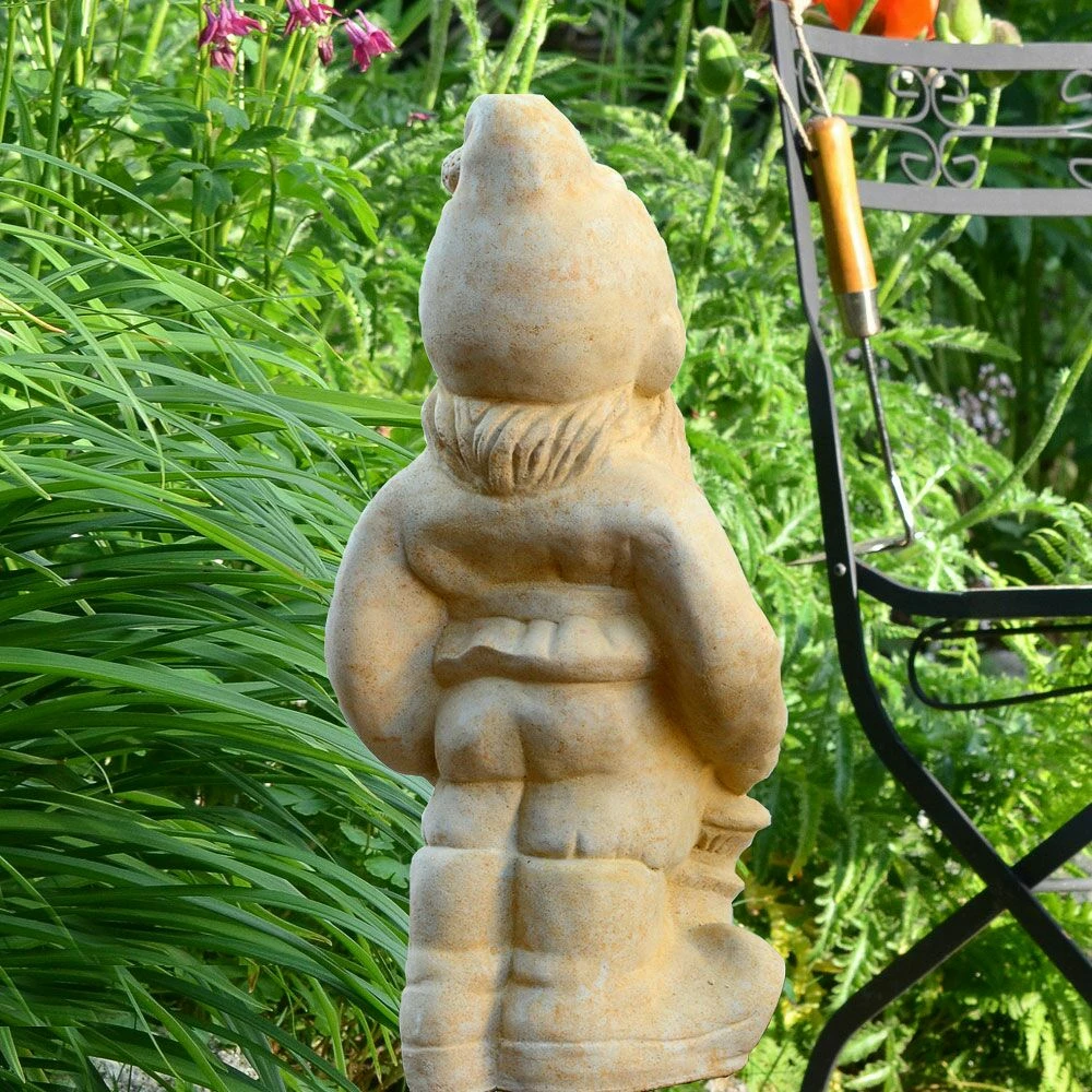 Großer Gartenzwerg Steinguss - Walter 7 Großer Gartenzwerg Steinguss - Walter – Bild 5