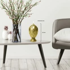 Großes Fabergé Dekoei Als Kerze - Vegan & Edel - Neskan -Outlet GARTENTRAUM Store grosses faberge dekoei als kerze vegan edel neskan3