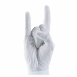 Hand Skulptur Rockzeichen Aus Gips Zum Bemalen Mit Farbe & Pinsel - Hand Rock -Outlet GARTENTRAUM Store hand skulptur rockzeichen aus gips zum bemalen mit farbe pinsel hand rock3