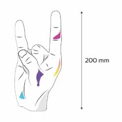 Hand Skulptur Rockzeichen Aus Gips Zum Bemalen Mit Farbe & Pinsel - Hand Rock -Outlet GARTENTRAUM Store hand skulptur rockzeichen aus gips zum bemalen mit farbe pinsel hand rock5