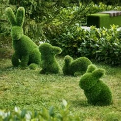 Hasenfigur Für Den Garten - Topiary - GFK & Kunstrasen - Herta -Outlet GARTENTRAUM Store hasenfigur fuer den garten topiary gfk kunstrasen herta7